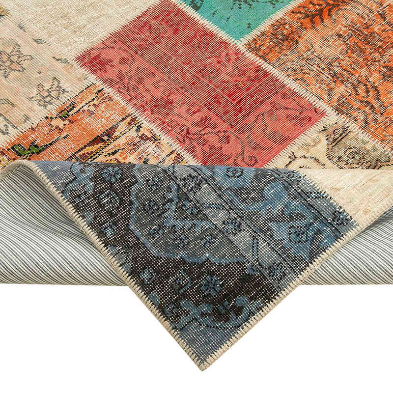 Patchwork El Dokuma Halı - 205 cm x 300 cm - K0063915