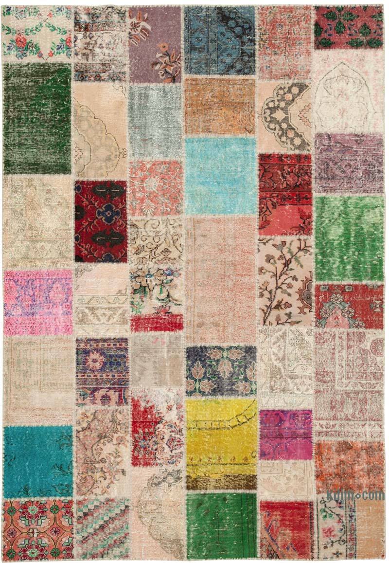 Patchwork El Dokuma Halı - 210 cm x 300 cm - K0063923