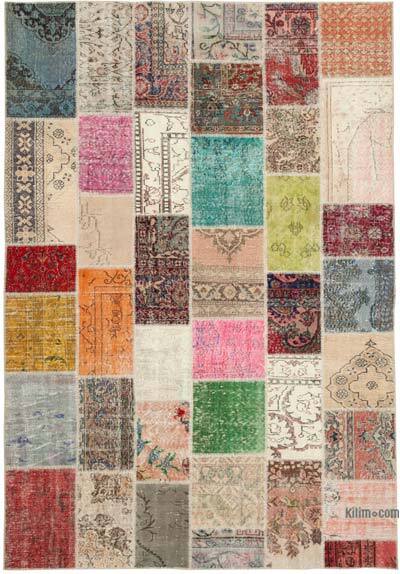 Patchwork El Dokuma Halı - 209 cm x 298 cm