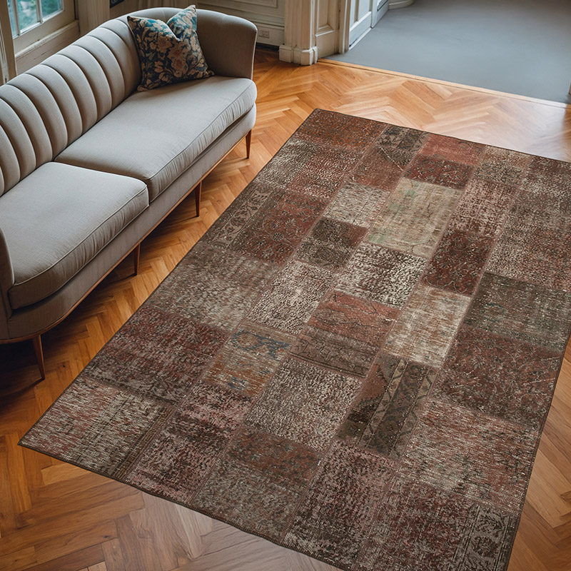 Alfombra Turca de Retazos - 204 cm x 299 cm - K0063930