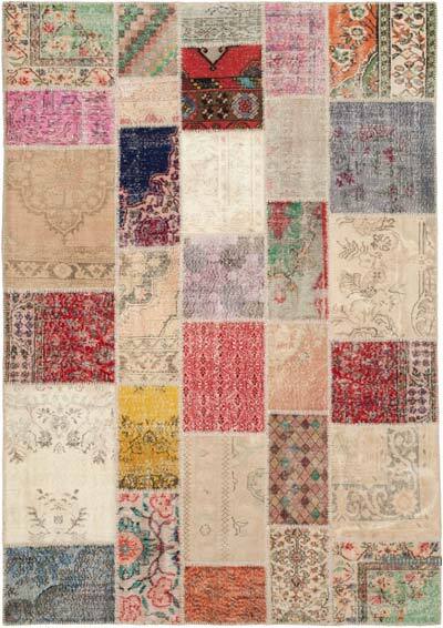 Patchwork El Dokuma Halı - 203 cm x 292 cm