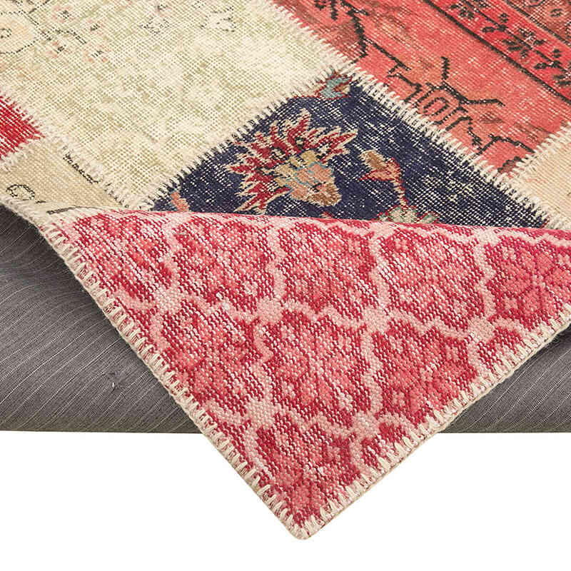 Patchwork El Dokuma Halı - 204 cm x 296 cm - K0063942