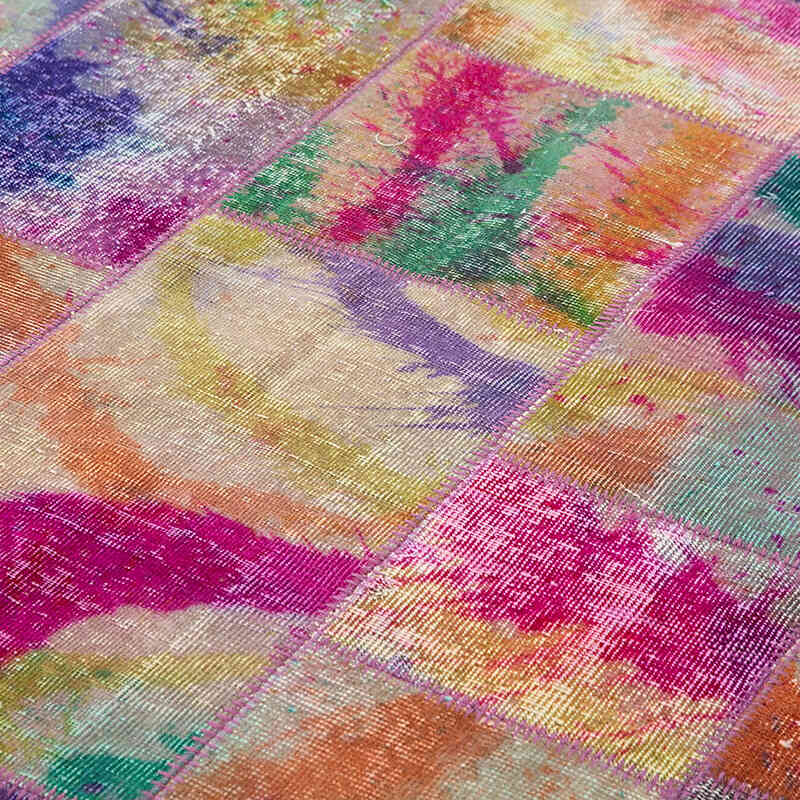 Patchwork El Dokuma Halı - 200 cm x 300 cm - K0063955