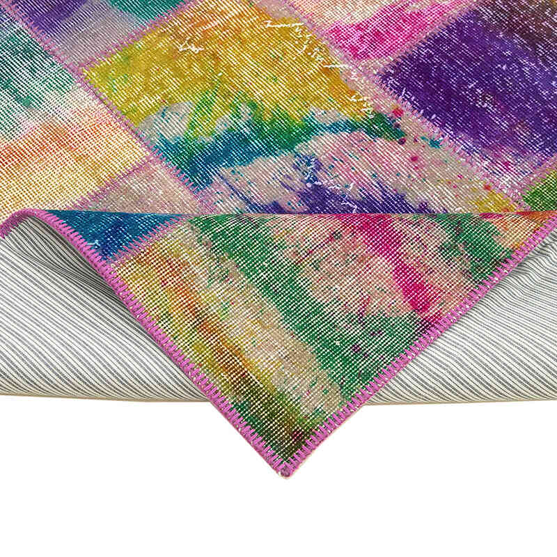 Patchwork El Dokuma Halı - 200 cm x 300 cm - K0063955
