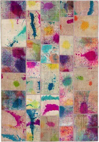 Patchwork El Dokuma Halı - 207 cm x 302 cm