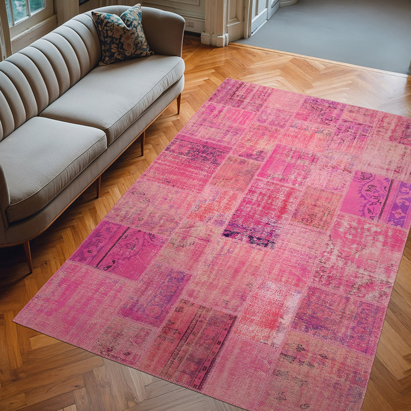 Alfombra Turca de Retazos - 202 cm x 303 cm - K0063963