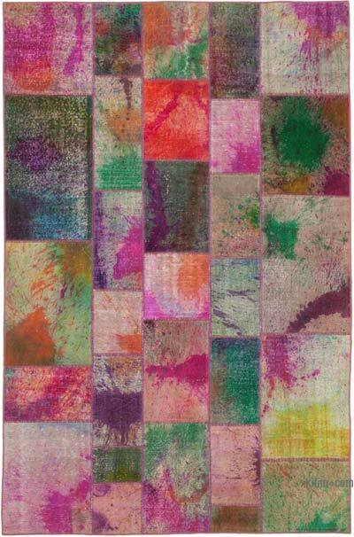 Patchwork El Dokuma Halı - 198 cm x 302 cm
