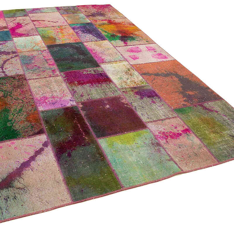 Patchwork El Dokuma Halı - 198 cm x 300 cm - K0063970