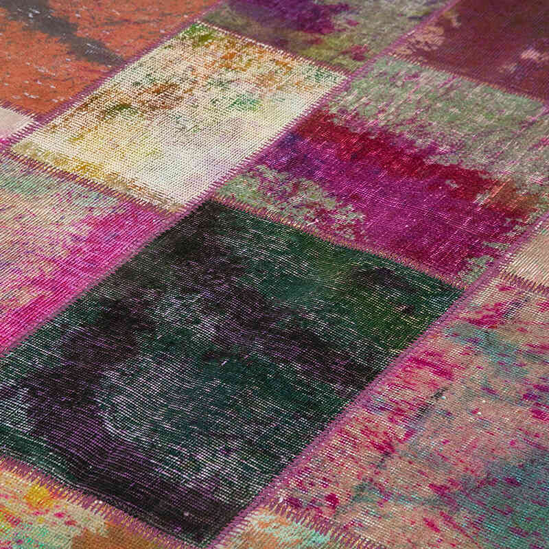 Patchwork El Dokuma Halı - 198 cm x 300 cm - K0063970