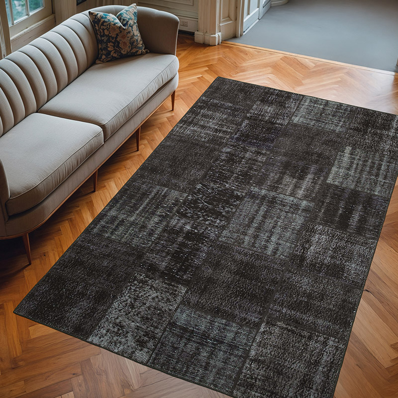 Patchwork El Dokuma Halı - 192 cm x 300 cm - K0063975