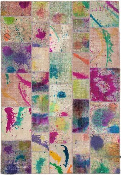 Patchwork El Dokuma Halı - 205 cm x 302 cm
