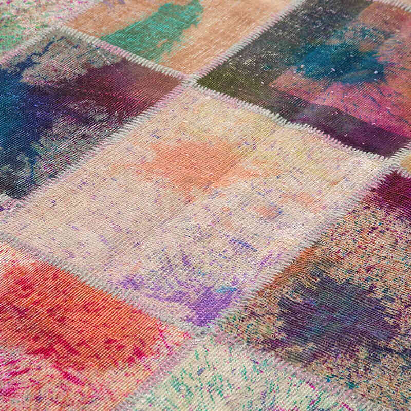Patchwork El Dokuma Halı - 205 cm x 300 cm - K0063979