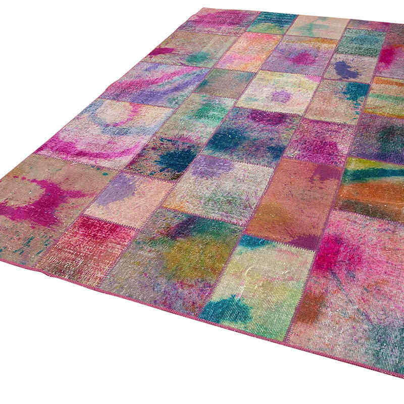 Patchwork El Dokuma Halı - 198 cm x 300 cm - K0063982