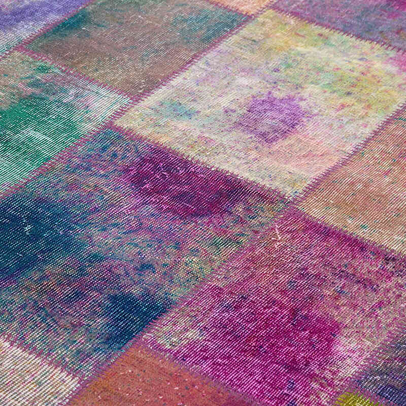 Patchwork El Dokuma Halı - 198 cm x 300 cm - K0063982