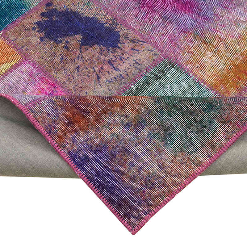 Patchwork El Dokuma Halı - 198 cm x 300 cm - K0063982