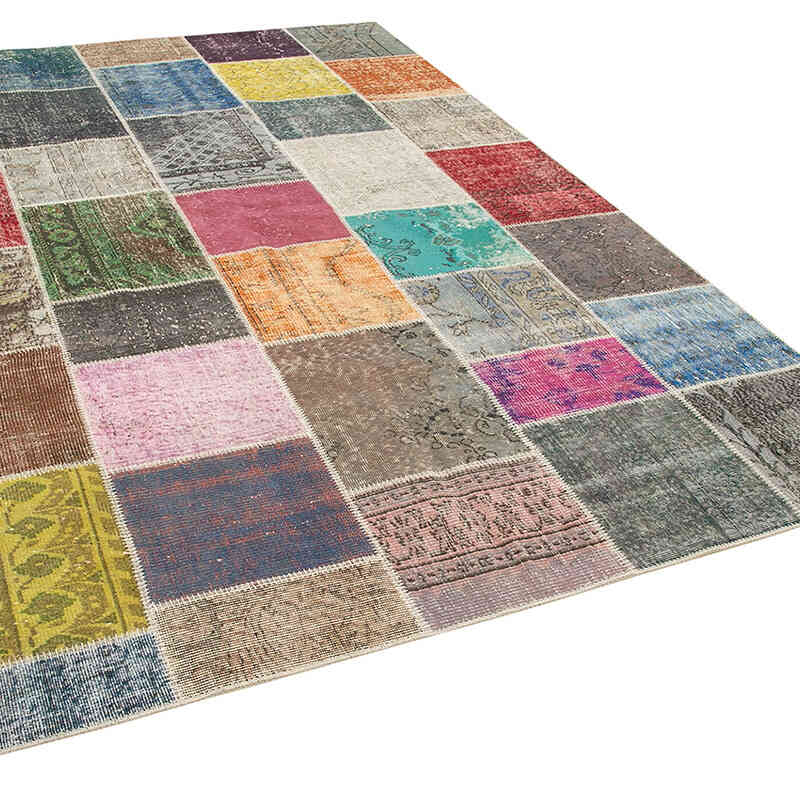 Patchwork El Dokuma Halı - 205 cm x 301 cm - K0063991