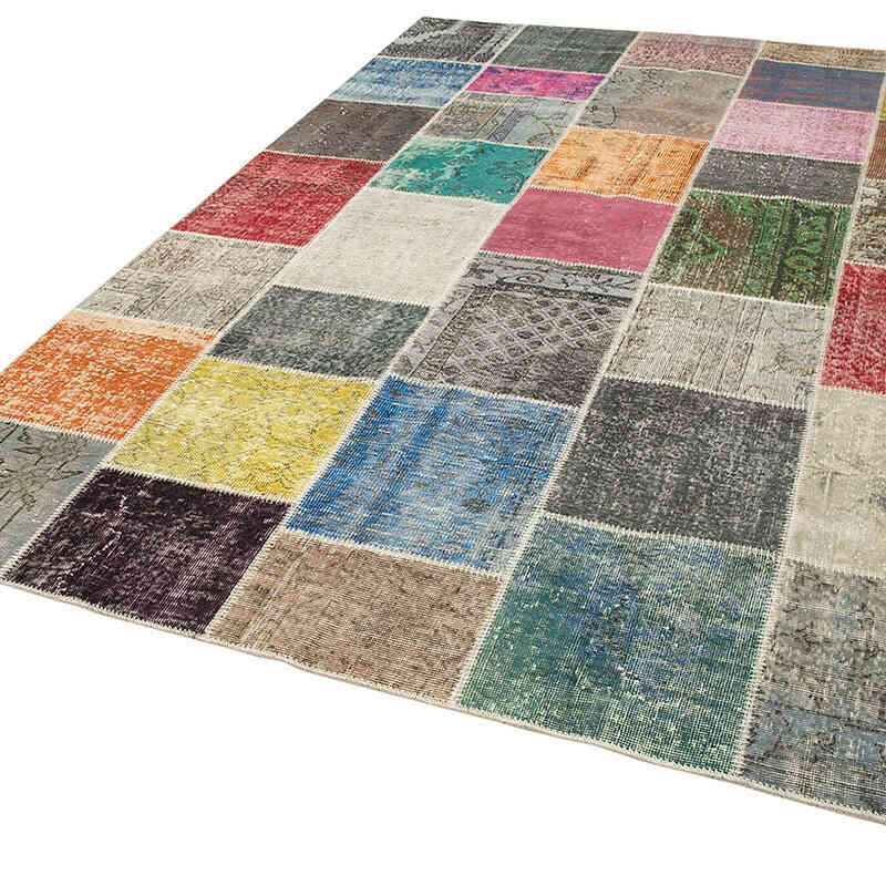 Patchwork El Dokuma Halı - 205 cm x 301 cm - K0063991