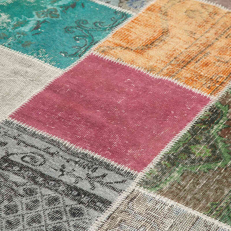 Patchwork El Dokuma Halı - 205 cm x 301 cm - K0063991