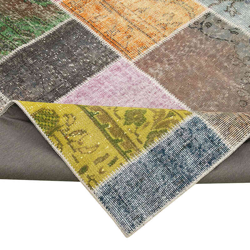 Patchwork El Dokuma Halı - 205 cm x 301 cm - K0063991