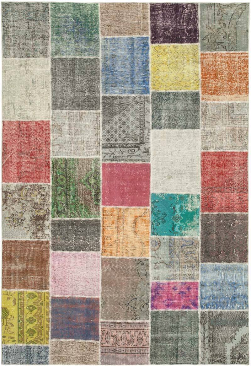 Patchwork El Dokuma Halı - 205 cm x 301 cm - K0063991