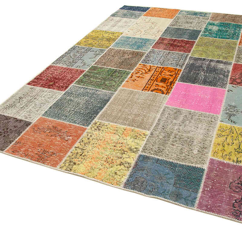 Patchwork El Dokuma Halı - 205 cm x 298 cm - K0064001