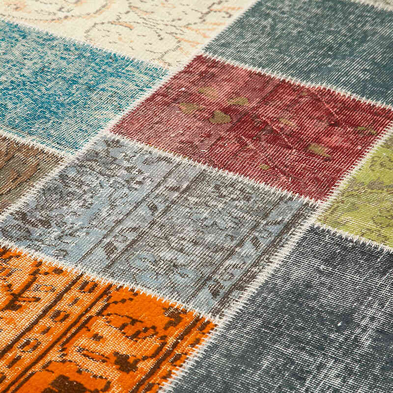 Patchwork El Dokuma Halı - 205 cm x 298 cm - K0064001