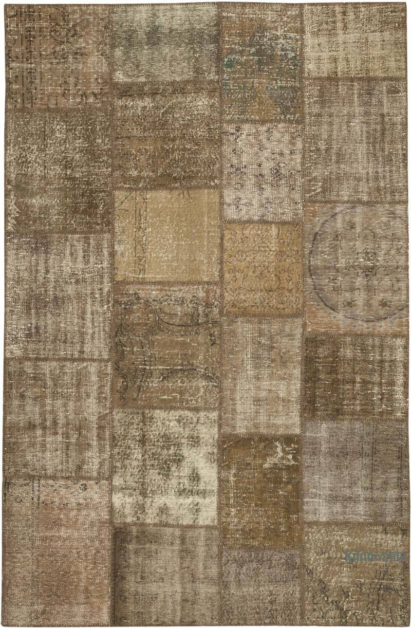 Patchwork El Dokuma Halı - 196 cm x 304 cm - K0064006