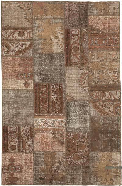 Patchwork El Dokuma Halı - 198 cm x 302 cm