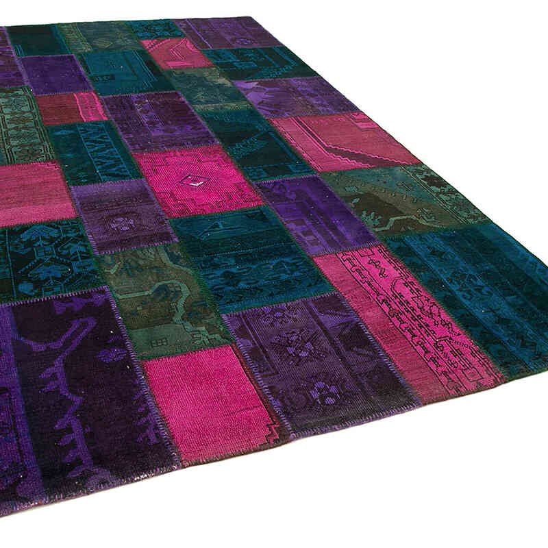 Patchwork El Dokuma Halı - 202 cm x 310 cm - K0064022