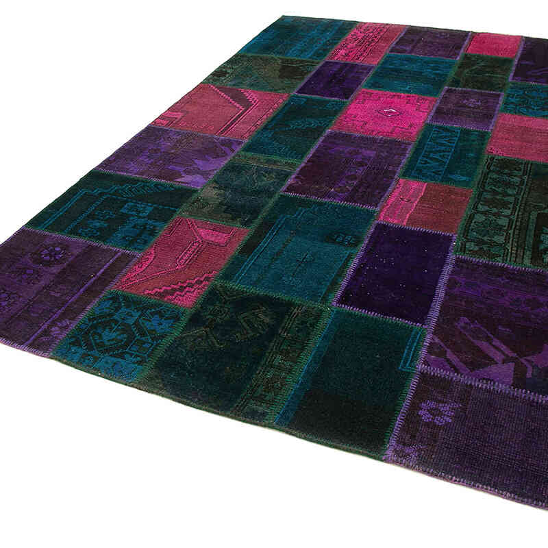 Patchwork El Dokuma Halı - 202 cm x 310 cm - K0064022