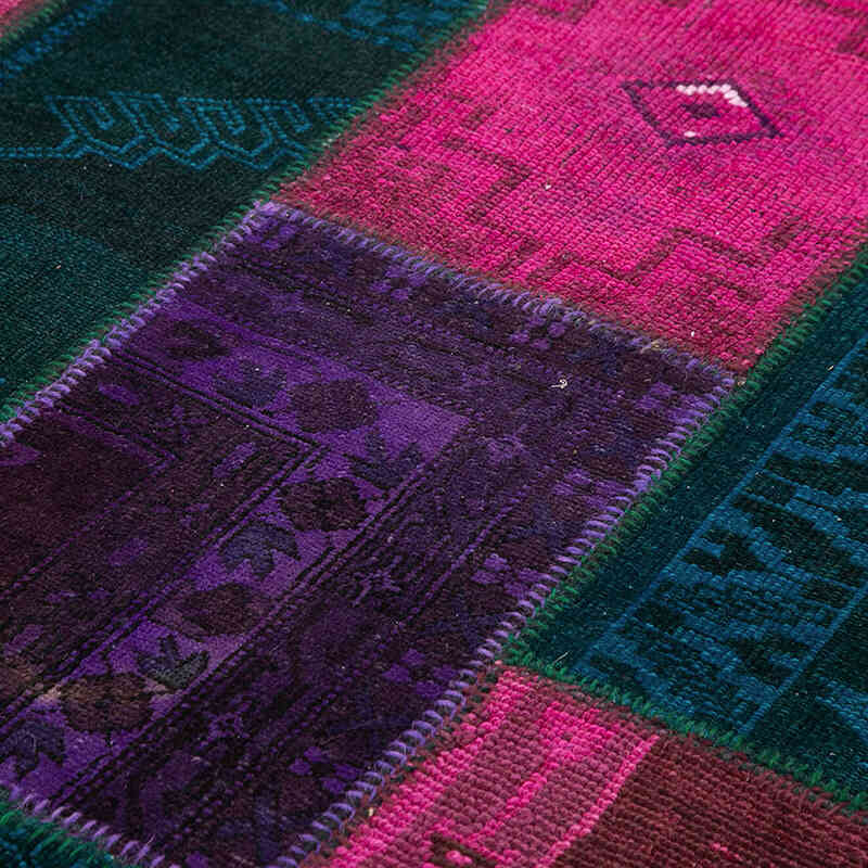 Patchwork El Dokuma Halı - 202 cm x 310 cm - K0064022