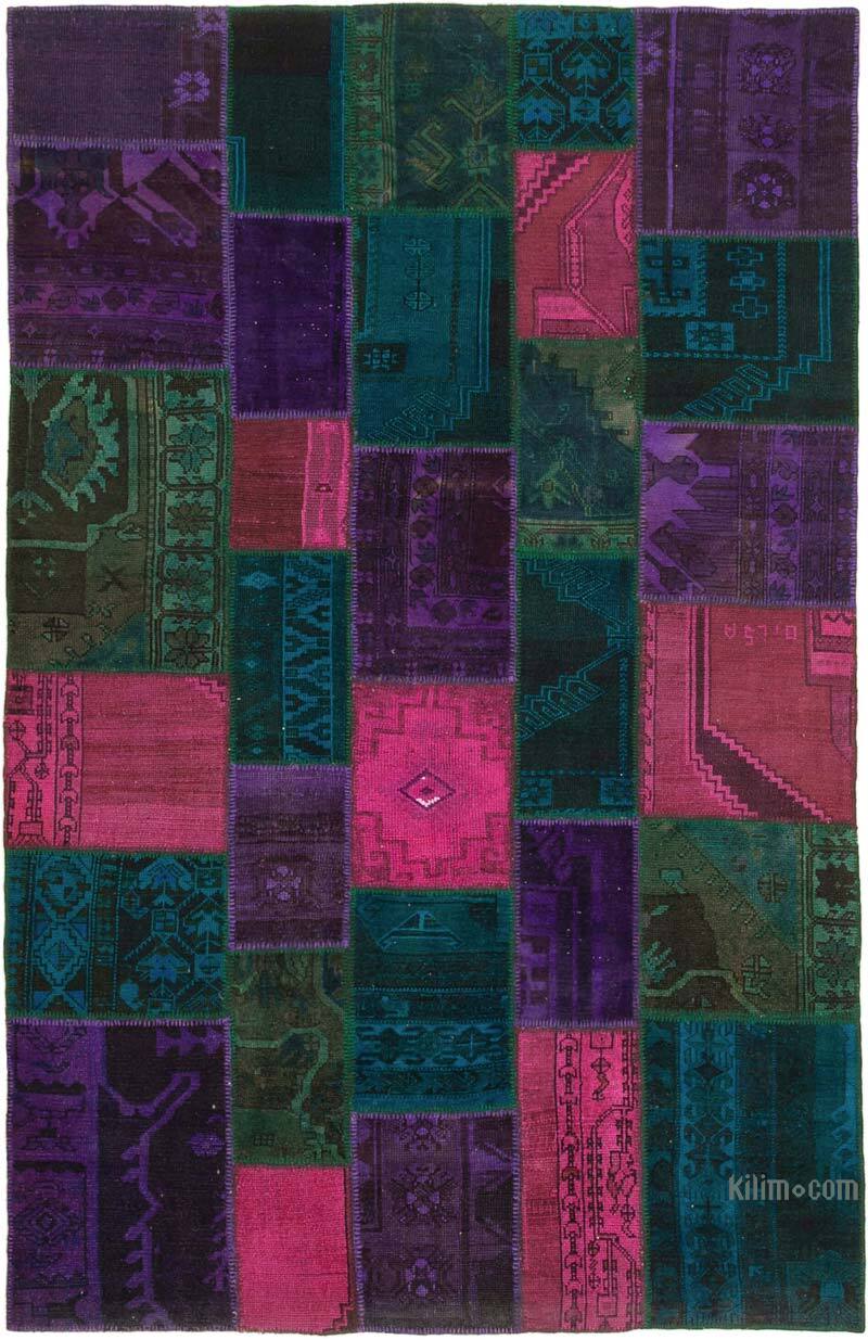 Patchwork El Dokuma Halı - 202 cm x 310 cm - K0064022