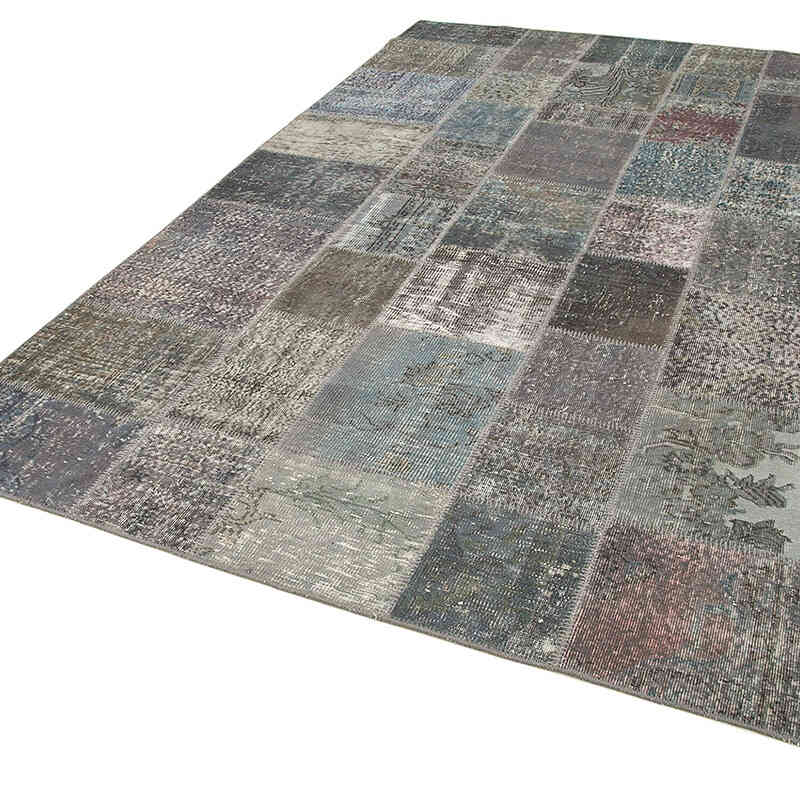 Patchwork El Dokuma Halı - 197 cm x 300 cm - K0064023