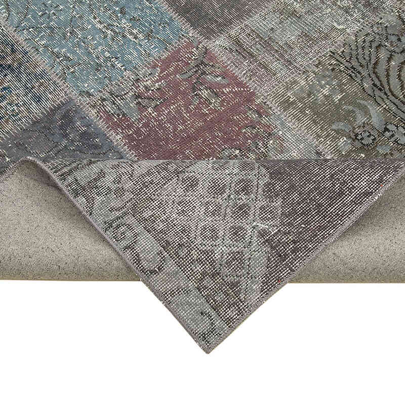 Patchwork El Dokuma Halı - 197 cm x 300 cm - K0064023