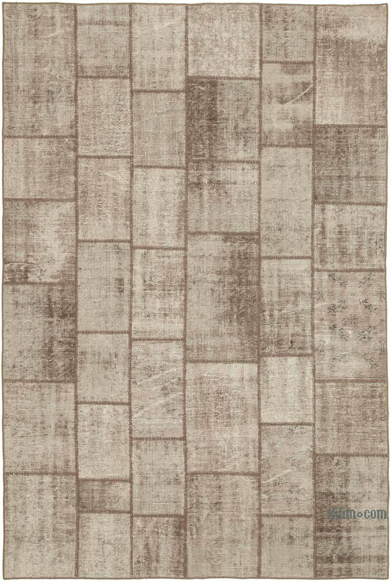 Patchwork El Dokuma Halı - 202 cm x 297 cm - K0064027