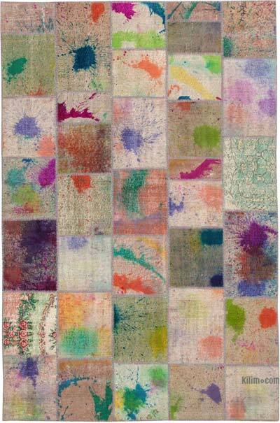 Patchwork El Dokuma Halı - 198 cm x 300 cm