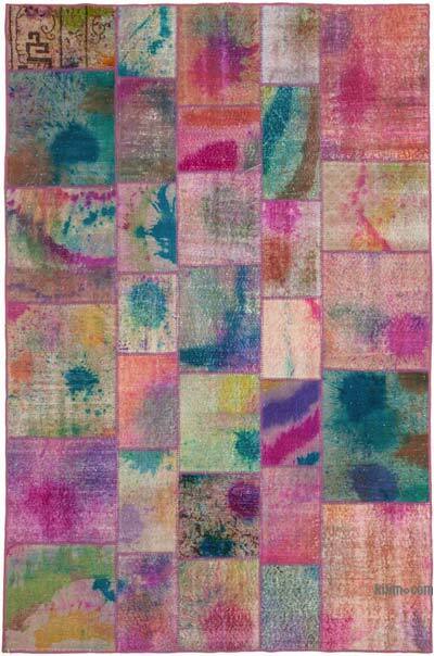 Patchwork El Dokuma Halı - 198 cm x 299 cm