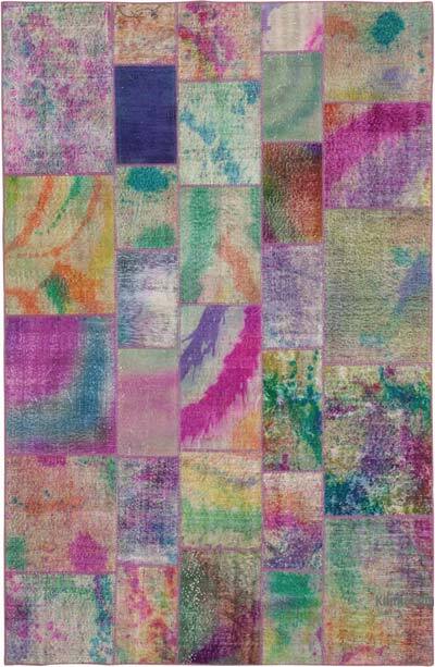 Patchwork El Dokuma Halı - 196 cm x 300 cm
