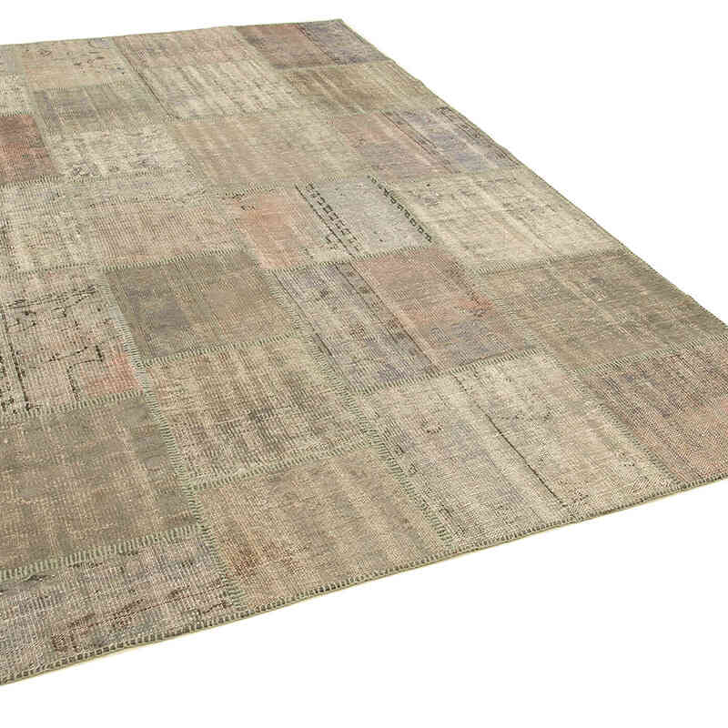 Patchwork El Dokuma Halı - 198 cm x 302 cm - K0064062
