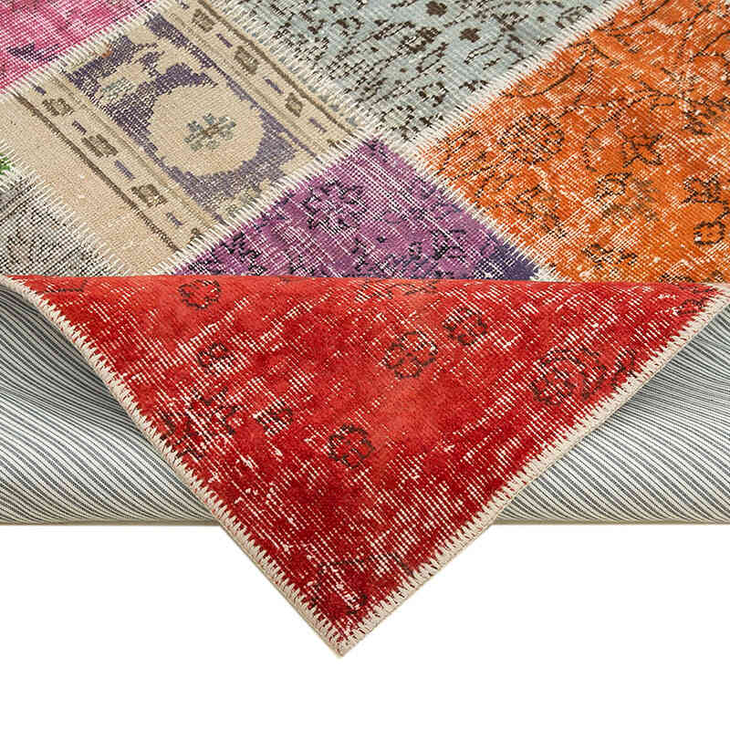 Patchwork El Dokuma Halı - 202 cm x 300 cm - K0064068