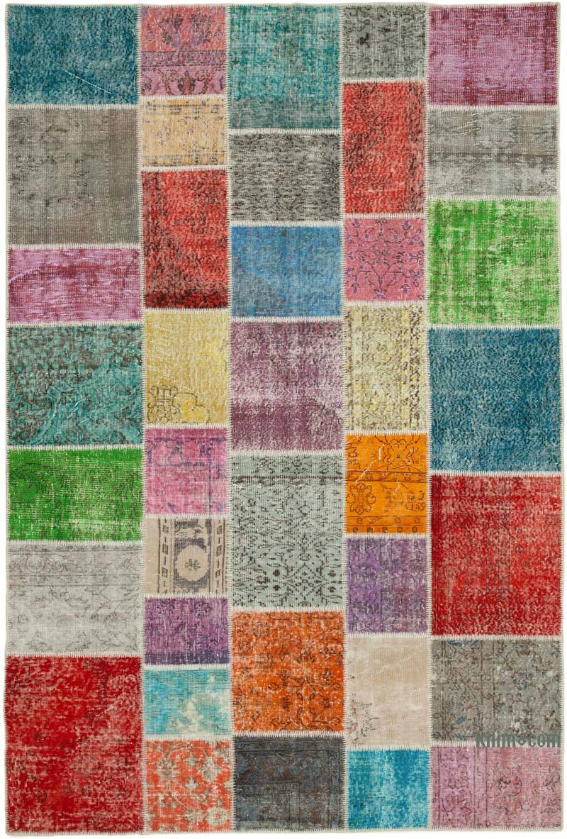 Patchwork El Dokuma Halı - 202 cm x 300 cm - K0064068