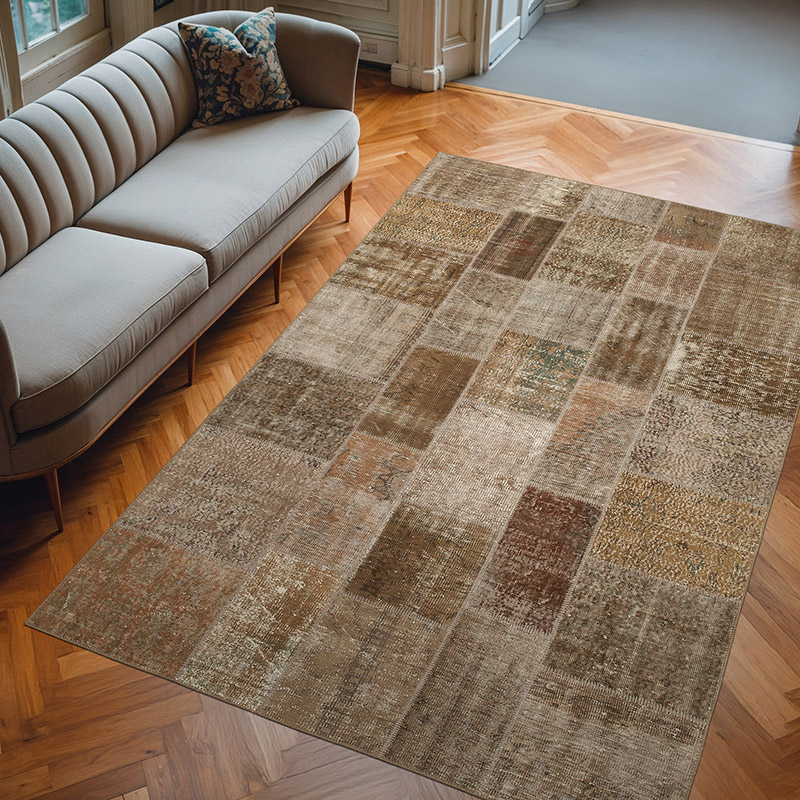 Alfombra Turca de Retazos - 197 cm x 300 cm - K0064073