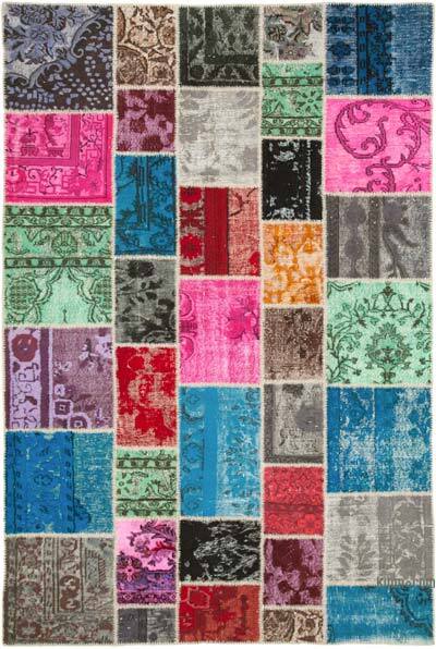 Patchwork El Dokuma Halı - 206 cm x 305 cm