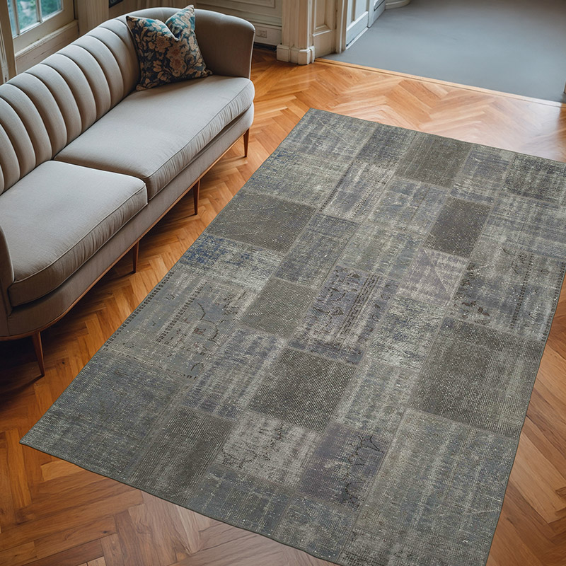 Alfombra Turca de Retazos - 198 cm x 300 cm - K0064088