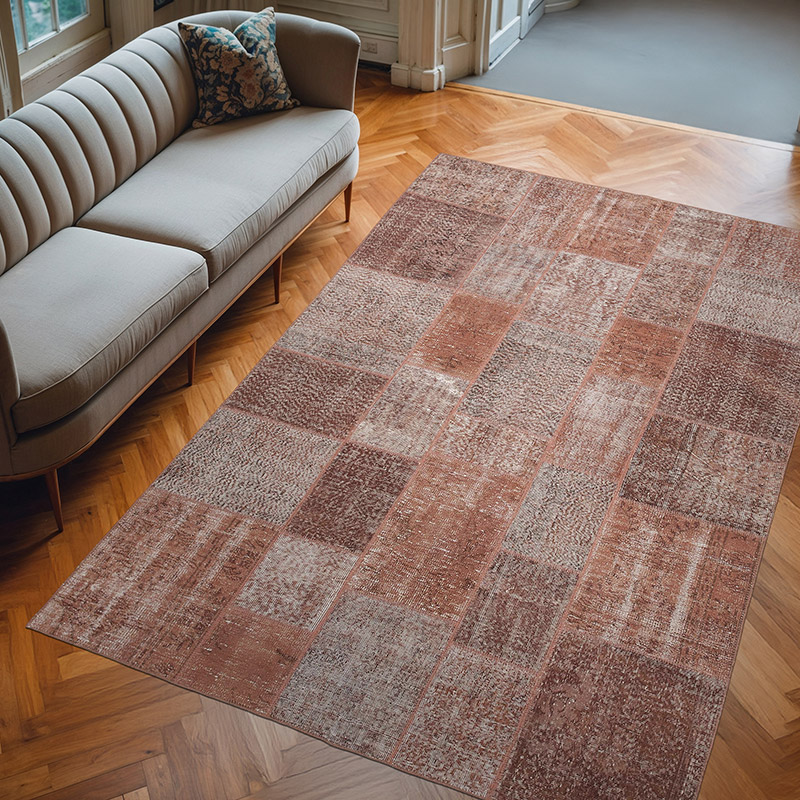 Alfombra Turca de Retazos - 198 cm x 300 cm - K0064091