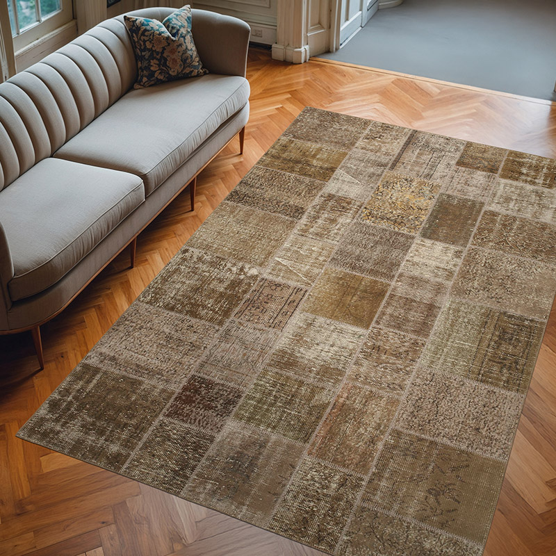 Alfombra Turca de Retazos - 197 cm x 300 cm - K0064095