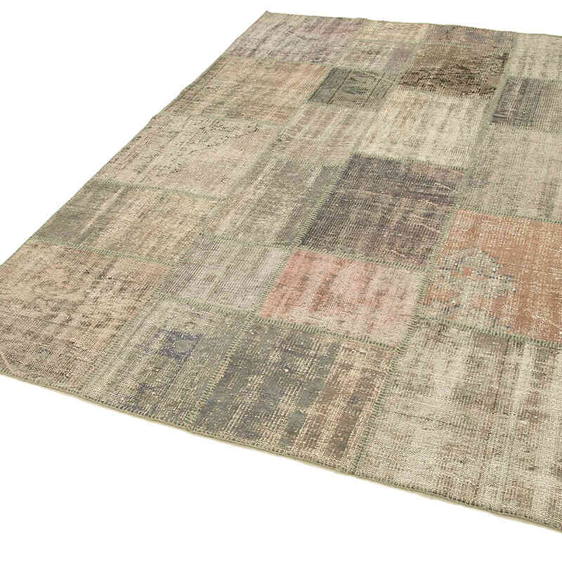 Patchwork El Dokuma Halı - 175 cm x 242 cm - K0064112