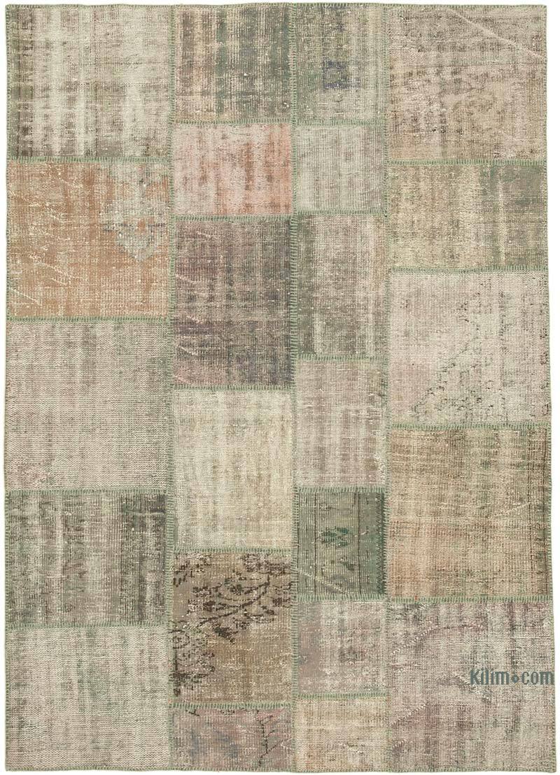 Patchwork El Dokuma Halı - 175 cm x 242 cm - K0064112
