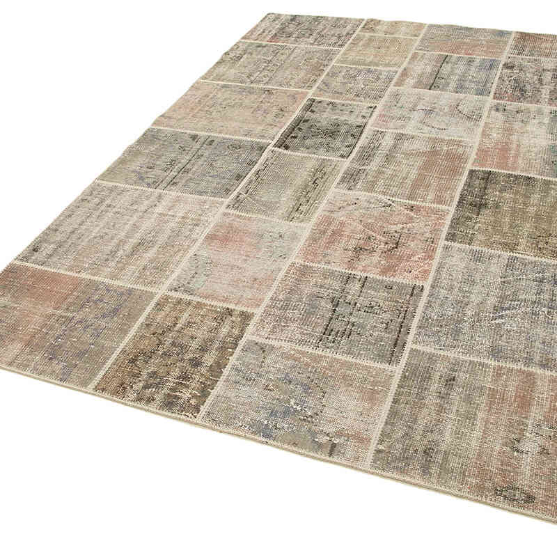 Patchwork El Dokuma Halı - 172 cm x 242 cm - K0064116