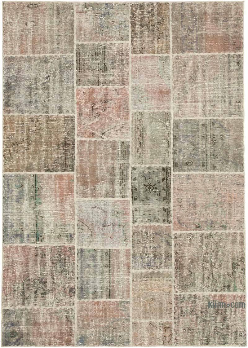 Patchwork El Dokuma Halı - 172 cm x 242 cm - K0064116